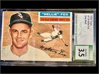 1956 Nellie Fox Grey Back CSG 3.5 Baseball Card
