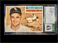 1956 Nellie Fox Grey Back CSG 6.5 Baseball Card