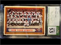 1957 Giants Team CSG 5.5 Baseball Card
