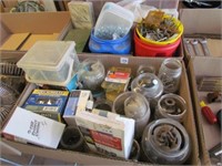 2 boxes nails, screws, bolts, fasteners