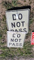 Do Not Pass Signs