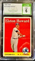 1956 Elston Howard CSG 6 Baseball Card