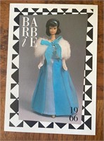 1990 Original 1966 Barbie trading card