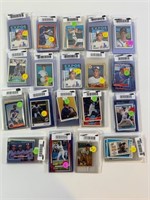 Various Baseball cards from the 1970s 80s and 90s