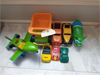 Toy Cars, Trucks, Plane & Pig