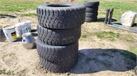 (4) 33x12.5R16 Tires