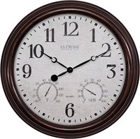 La Crosse Clock 404-3015 15-inch Indoor/outdoor