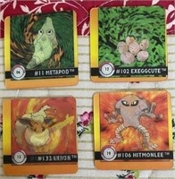 4 pc Pokemon flipz cards