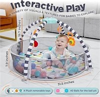 5 In 1 Newborn Activity Gym And Ball Pit - Baby