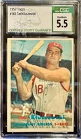 1957 Ted Kluszewski CSG 5.5 Baseball Card