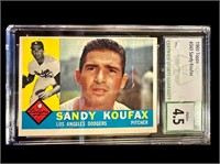 1960 Sandy Koufax CSG 4.5 Baseball Card