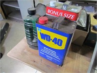 WD-40, Thompson water seal, tiki torch fuel