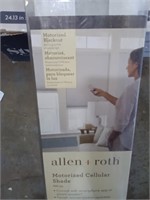 Allen Roth Motorized Cellular Shade 35 In X72in