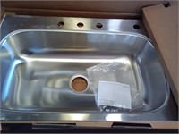 Sterling Koehler Single Bowl Sink.