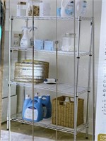 Style Selections 36”x14”x53” Metal Shelves