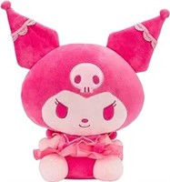 Hello Kitty Kuromi 12” Pink Monochrome Plush