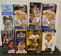 Lot of 8 Milwaukee Brewers Baseball Bobbleheads