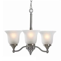 Style Selections Roseall 3-light Brushed Nickel