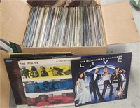 Box Full of Records:  The Police, Dolly, etc..