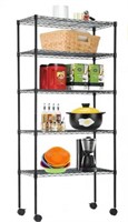New 5-tier Commercial Wire Shelving Unit Steel