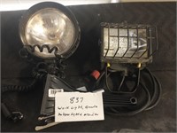 Work Light, Quartz Halogen Light & Misc. Items