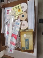 Lot: Office Supplies, Calculator Tape, Post-its