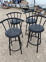 Bar Height Swivel Stools . Set of (4). 2 have