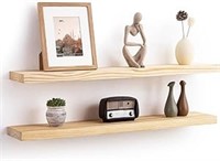 Floating Shelves 36 Inches Long - Rustic Solid