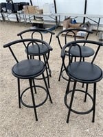 Bar Height Swivel stools  Set of (4)  1 seat