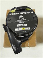 TWO RBSM SPORTS CABLE LOCKS