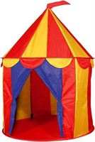 Red Floor Circus Tent Indoor Children Play House