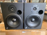 Pair Of Tuned Reference Speakers Sold As-is