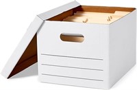 Amazon Basics Storage And Filing Boxes With Lid