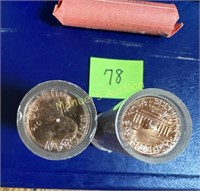 (3) ROLLS 1974-P LINCOLN PENNIES