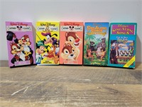 Vtg. VHS Disney Cartoons & SingALong Songs
