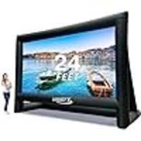Inflatable Projector Screen For Outside,24ft Blow