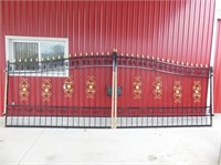 TMG-MG20 20' Bi-Parting Deluxe Wrought Iron Gate