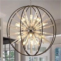 Vezzio 12-lights Globe Foyer Entryway Chandelier,