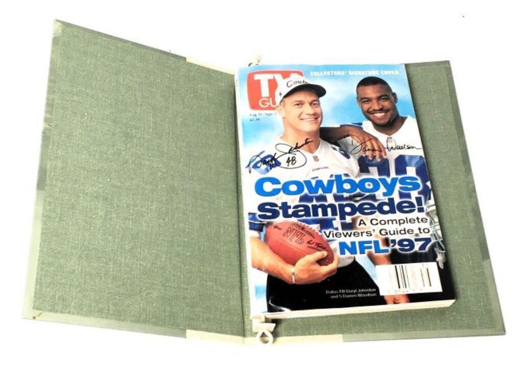 Dallas Cowboys Signed TV Guide Cover
