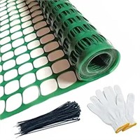 Safety Fence Plastic Mesh Fencing Roll, 4'x100'