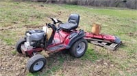 White Lawn Mower For Parts, Mower Deck