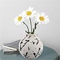 Jjjgycor Hand Painted Ceramic Flower Vase For