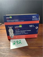 9 - New Leviton 15A-125V Tamper-Resistant Outlets