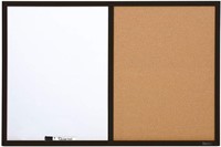 Quartet Combination Whiteboard & Corkboard, 2' X