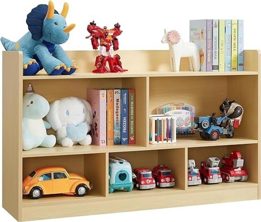 Kids Toy Storage Organizer, 5-section Bookshelf