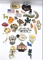 Brooches- Vintage, Enameled and more