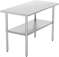 Atronor Stainless Steel Table Prep/work 24"x48"