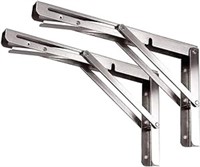 Toirxarn 20" Heavy Duty Folding Shelf Brackets -