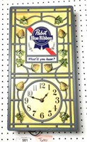 Pabst Blue Ribbon Beer Electric Clock