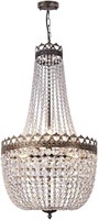 Wellmet Crystal Chandelier 9 Lights French Empire